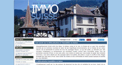 Desktop Screenshot of immosuisse.eu